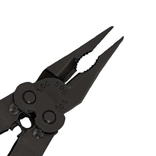 SOG Black Oxide Nylon Sheath Powerlock EOD With C-4 Spike