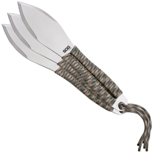 Fling Spear Point Blade 3 Pcs Throwing Knife Set w/ Sheath