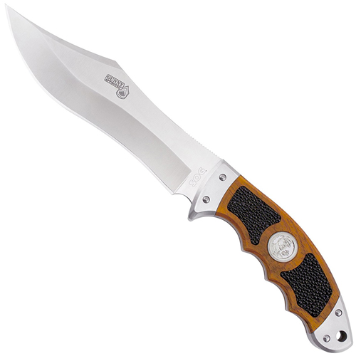 Sog Gunny Straight Edge Cocobolo Hardwood Handle Folding Knife