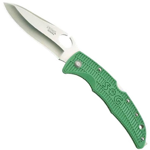SOG Sogzilla Small Knife W Green Handle