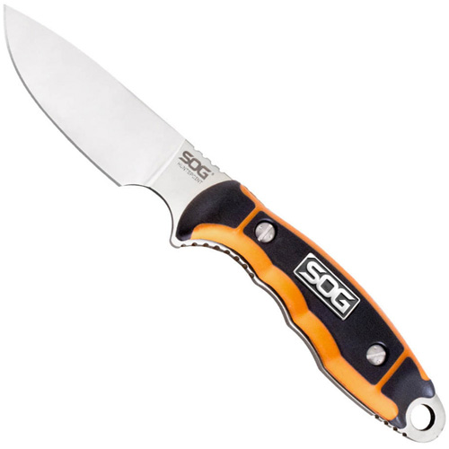 HuntsPoint Drop-Point Fixed Blade Skinning Knife w/ Sheath