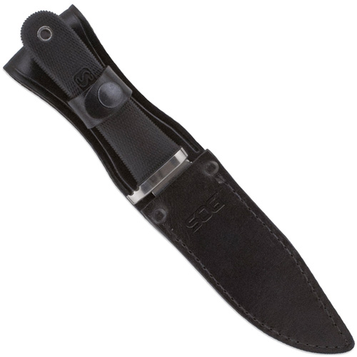 SOG NW Ranger Leather Sheath - Black