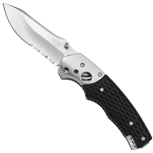 SOG Half Serrated Pendulum Knife