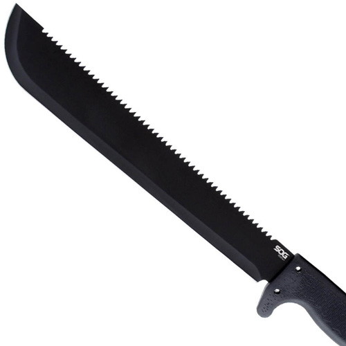 SOGfari Black Powder Coated 13 Inch Blade Machete