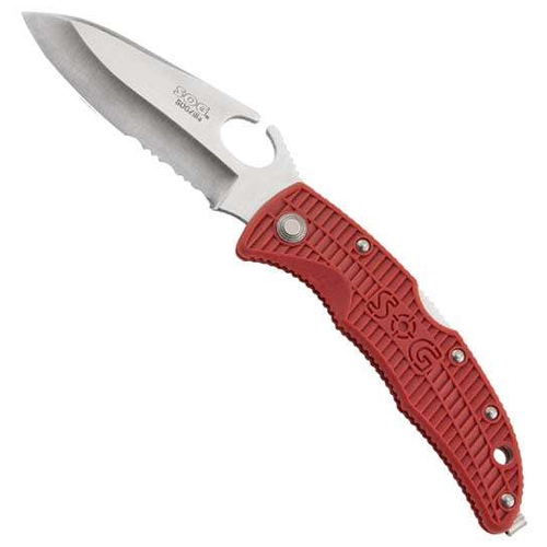 SOG Sogzilla Small Knife W Red Handle