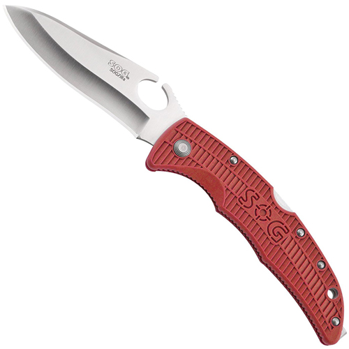 SOG Sogzilla Large Knife W Red Handle