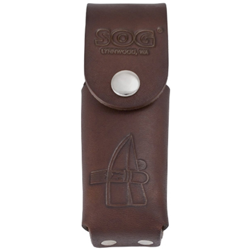 Powerlock W/V-Cutter - Leather Sheath