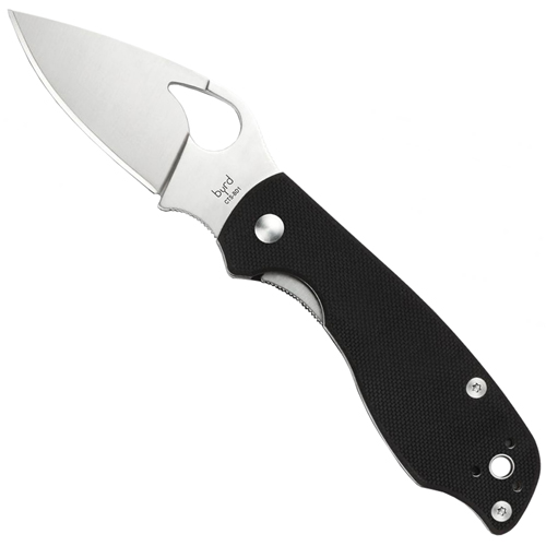 Byrd Crow 2 G10 Handle Folding Blade Knife - Black