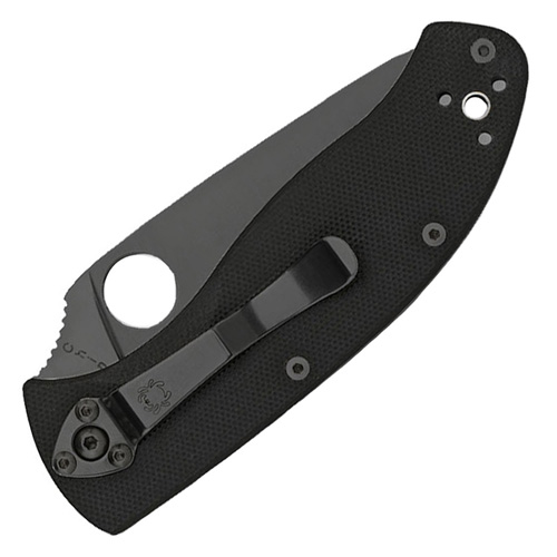 Spyderco Tenacious 4.45 Inch Black G-10 Handle Folding Knife