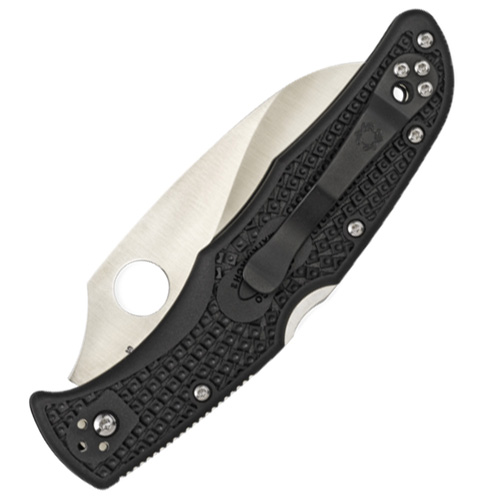 Spyderco Matriarch 2 Serrated Edge Folding Knife - Black