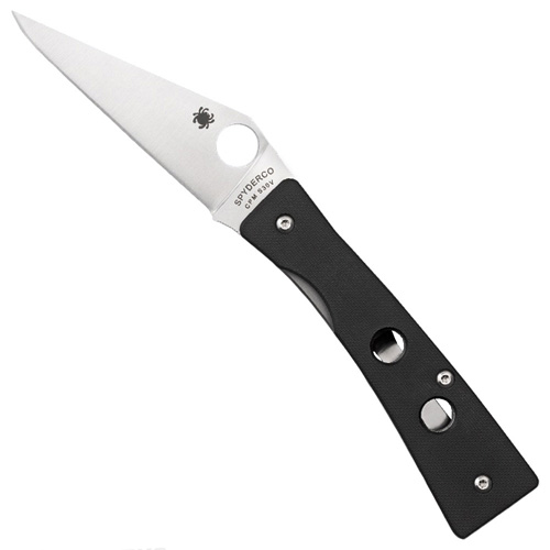 Spyderco Chokwe Black G-10 Plainedge