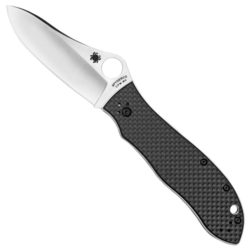 Spyderco Gayle Bradley Carbon Fiber Plain Edge Folding Knife