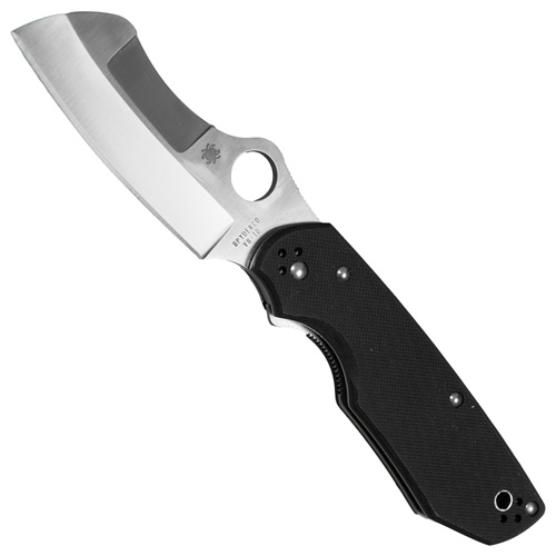 Spyderco Jason Breeden Rescue Black G-10 Plain Edge Folding Knife