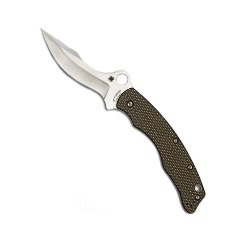 Spyderco Szabo Carbon Fiber Plain Edge Folding Knife