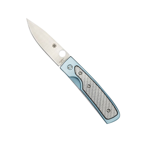 Spyderco Centofante Memory Titanium Plain Edge Folding Knife