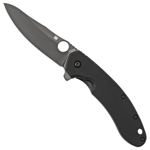 Spyderco 3.46 Inch Southard Frame Lock Black Folding Knife