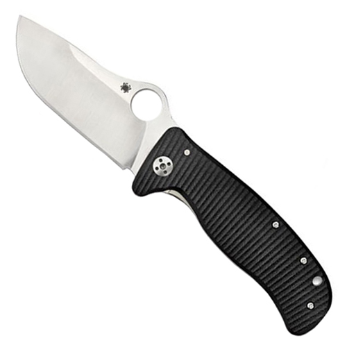 Spyderco Lionspy G-10 Titanium Plain Edge Folding Knife