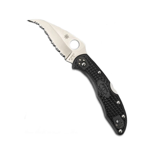 Spyderco Lil Matriarch Lightweight Black FRN Spyder Edge Folding Knife