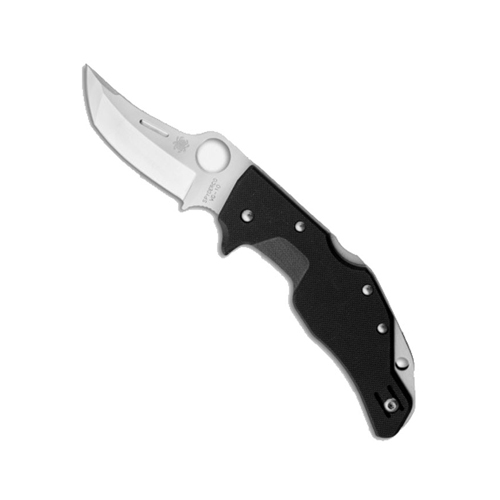 Spyderco Battlestation Lockback Black Folding Knife