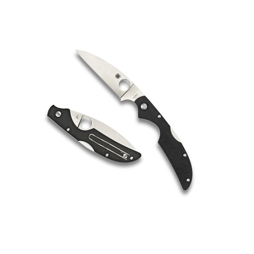 Spyderco Kiwi4 G-10 Lock Back Black Folding Knife
