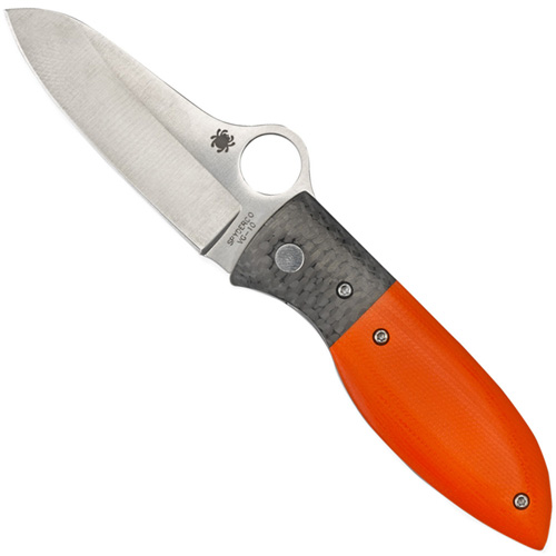 Firefly Drop-Point Folding Blade Knife - Orange