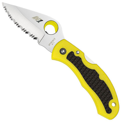 Spyderco Snap-It 2.96 Inch Blade Serrated Edge Folding Knife