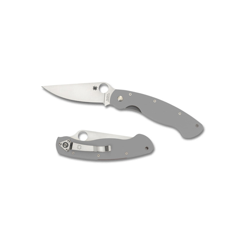 Spyderco Military Cru-Wear Gray G-10 Folding Knife