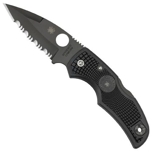 Spyderco Native Lightweight Black FRN Blade Combination Edge