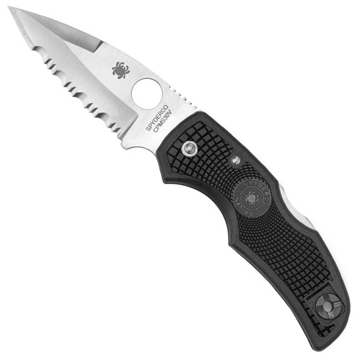 Spyderco Native Lightweight Black FRN Combination Edge