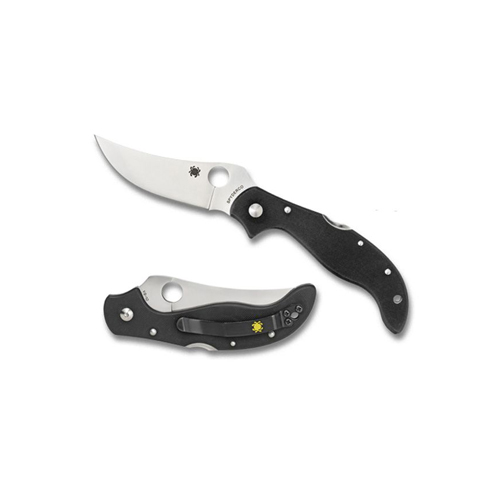 Spyderco Persian2 Black G-10 Plain Edge Folding Knife