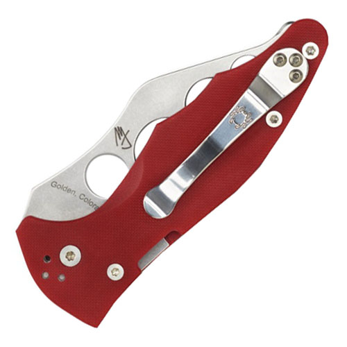 Spyderco Yojimbo 2 CTS-BD1 Steel Blade Training Knife - Red