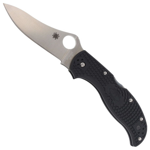 Spyderco Stretch Black FRN Plainedge Folding Knife