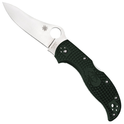 Spyderco Stretch British Racing Green FRN ZDP-189 Plain Edge Folding Knife