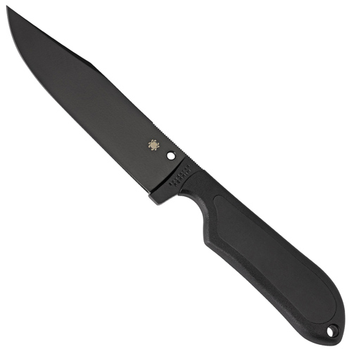 Street Bowie Style VG-10 Blade Fixed Knife - Black