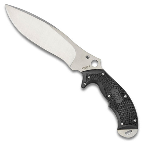 Spyderco Schemp Rock Black FRN VG-10 Plain Edge Folding Knife