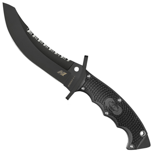 Spyderco Warrior FRN Handle Fixed Knife - Black