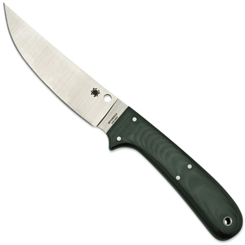Spyderco Wilson Southfork Micarta Plain Edge Fixed Blade Knife