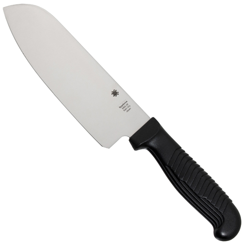Santoku MBS-26 Steel Plain Edge Blade Kitchen Knife