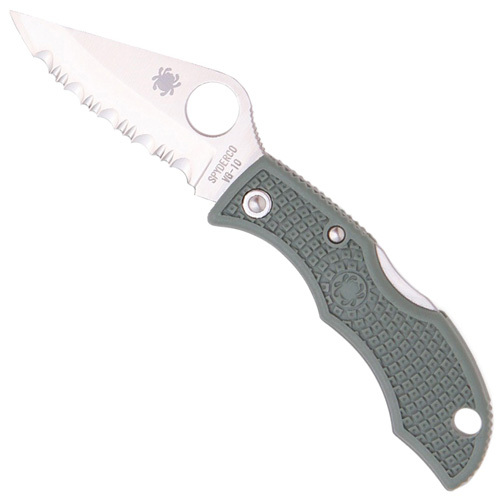 Spyderco Ladybug3 Foliage Green FRN Spyder Edge Folding Knife