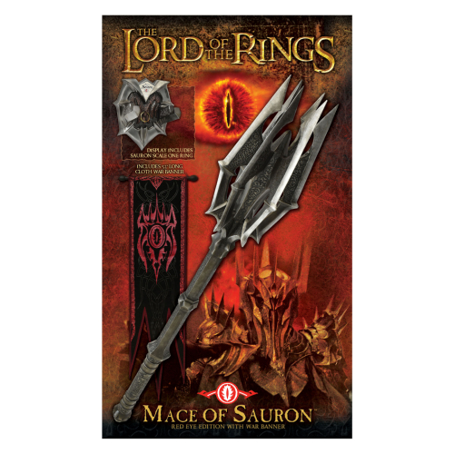 The Mace Of Sauron And Ring Red Eye Edition Axe