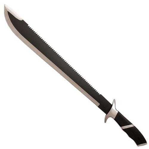 War Hunter Sawback Machete with Nylon Sheath