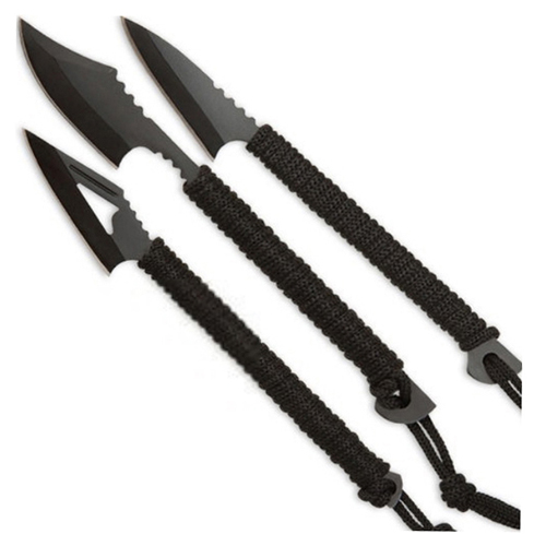 Exclusive Survival Harpoons Triple Knife Set With Sheath