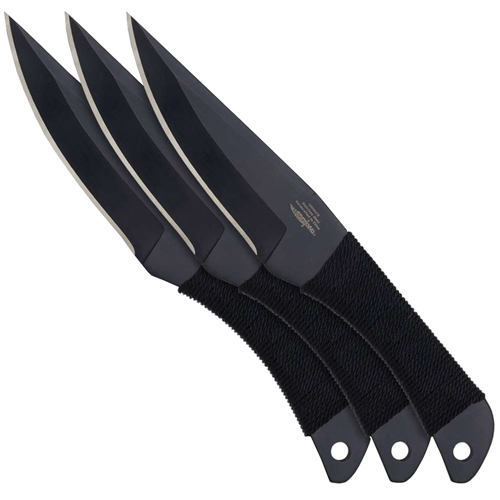 Gil Hibben Triple Pro Throwing Knife Set - Black