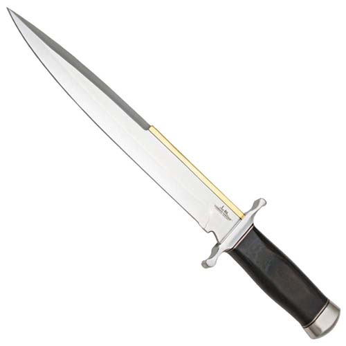 Gil Hibben Old West Toothpick Style Blade Knife with Sheath