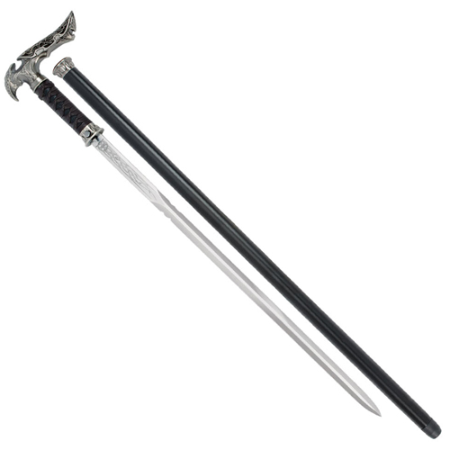 Kit Rae Axios Forged Leather Wrapped Grip Sword Cane