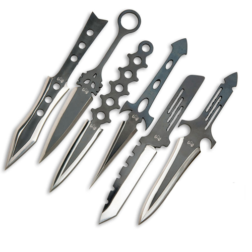 Ridge Runner 6 Pc Throwing Knives