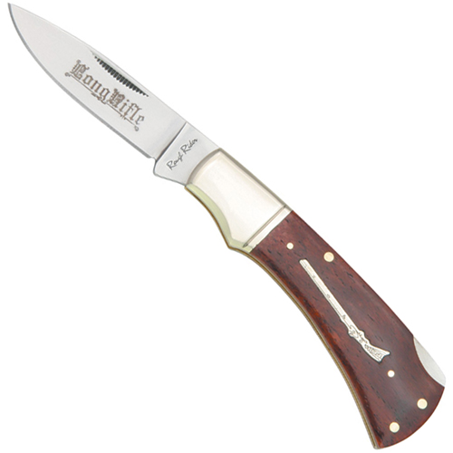 Rough Rider Long Rifle Design Handle Folder Blade Knife