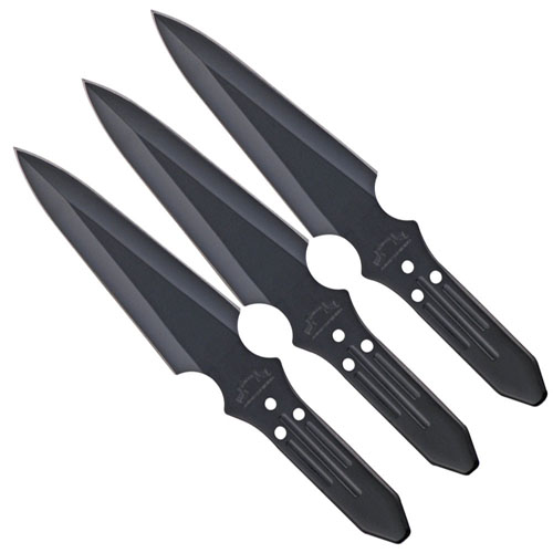 United Cutlery Classic Triple Throwing Knife Set - Black