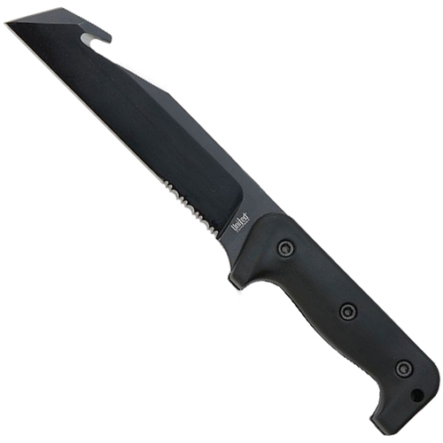 United Cutlery M48 Kommando Survivor Guthook Knife - Black