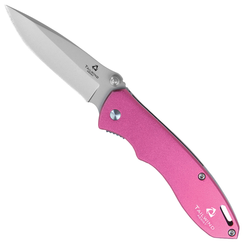United Cutlery Tailwind Anodized Aluminum Handle Folding Knife - Pink